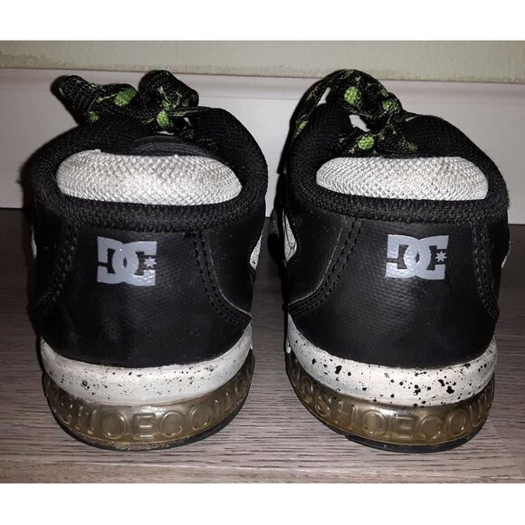 DC Skate Shoes Ryan Villopoto Sneakers Men's Size 7 Black Grey Green Y2k Skater - Picture 7 of 10